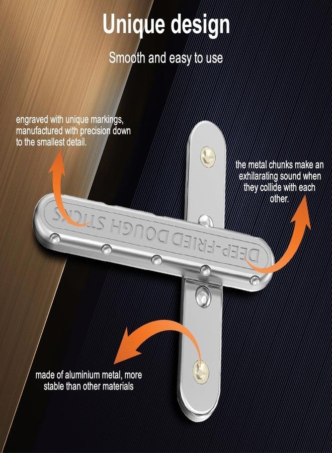 أو بيست لعبة OBEST EDC المعدنية المنزلقة لتخفيف التوتر، لعبة دوارة معدنية منزلقة مع قضيب دفع، لعبة حسية للأطفال المصابين بالتوحد وفرط النشاط، لعبة مكتبية للكبار - Image 5